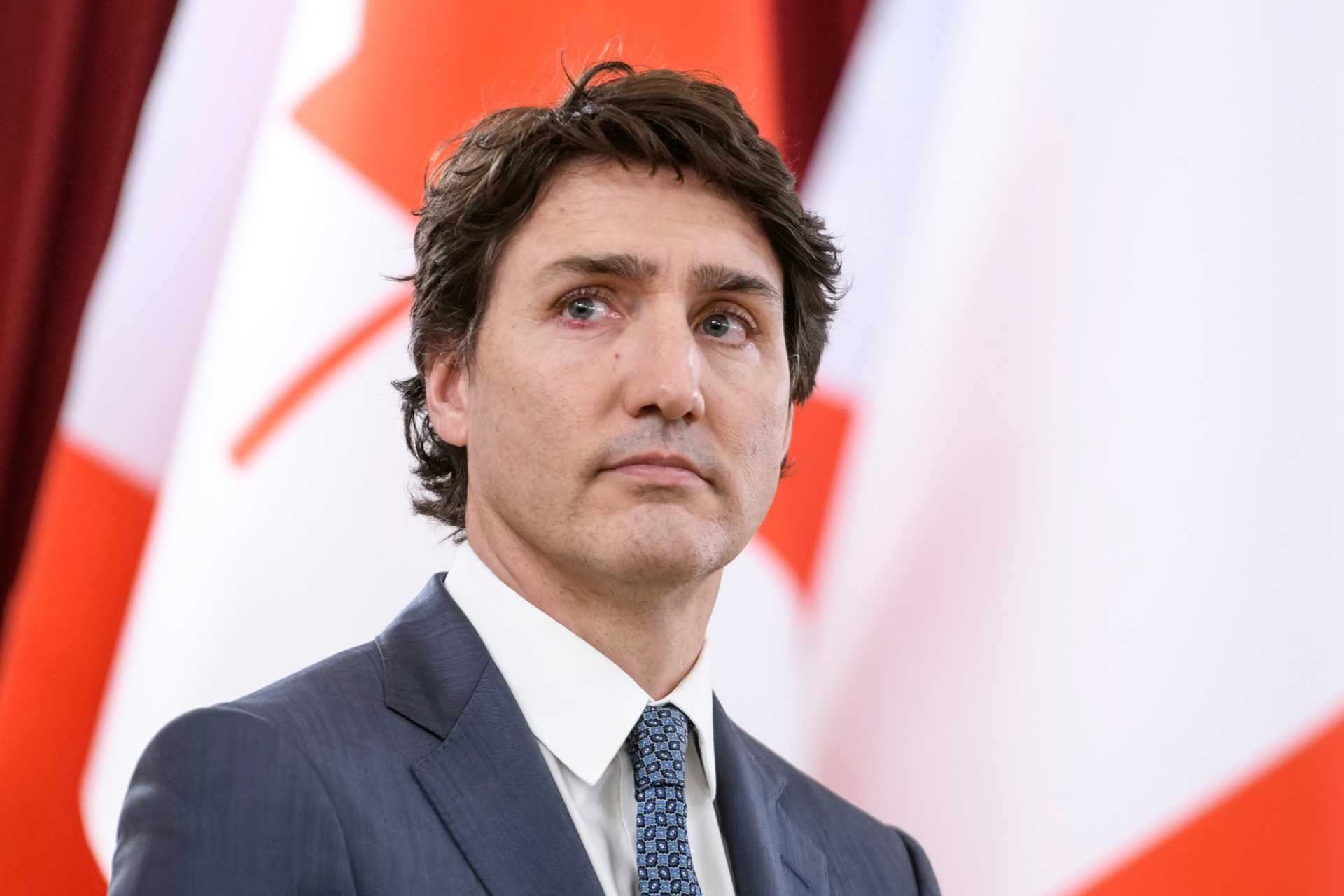 Canadian,Prime,Minister,Justin,Trudeau,Is,Attending,A,Joint,Press